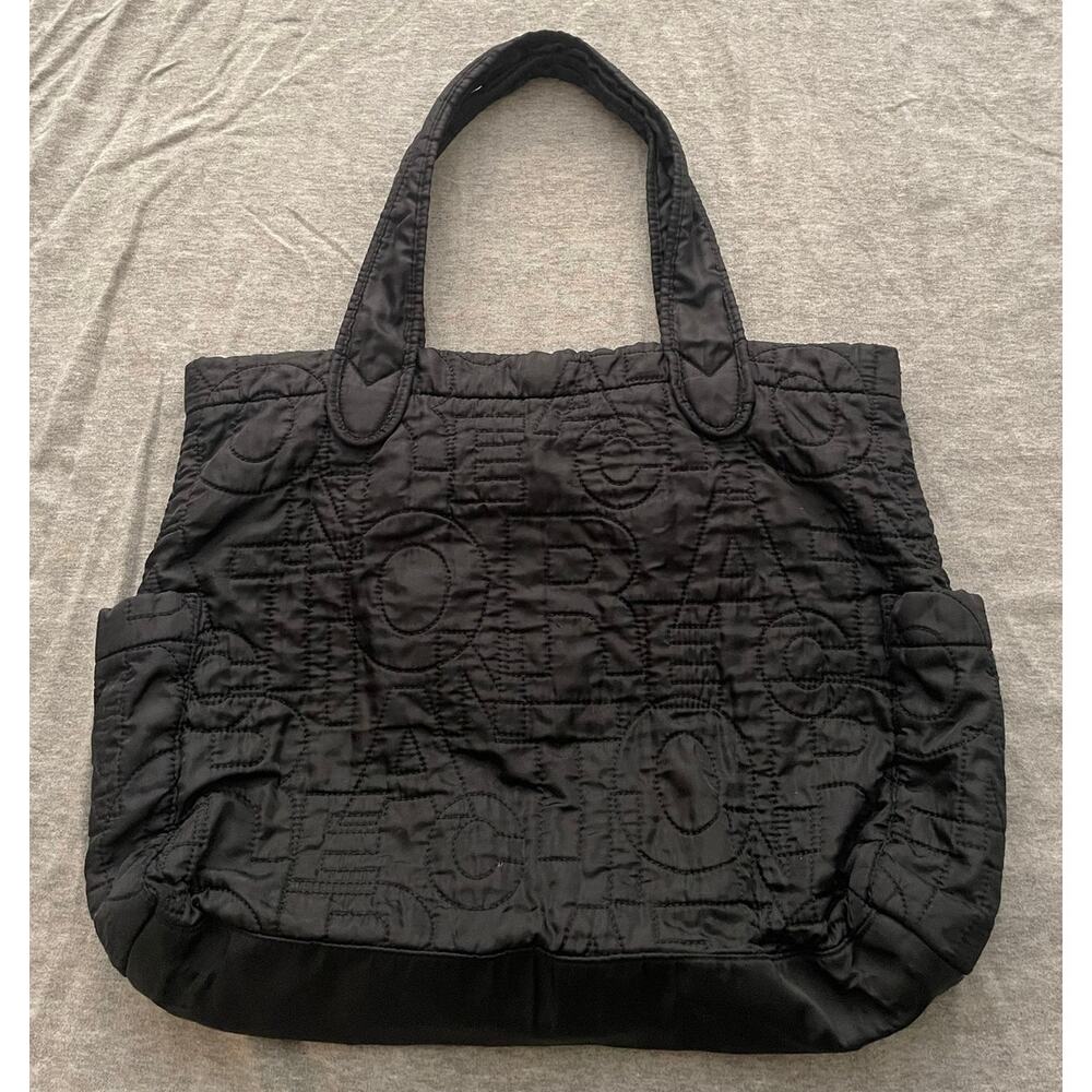 Kenneth Cole Reaction Womens Black Quilted Shoulder Bag Tote - Picture 3 of 13